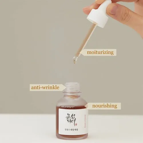 سرم جینسینگ و موسین حلزون بیوتی آف جوسان Beauty of Joseon Revive Serum Ginseng Snail Mucin | آبرسانی ترمیم و کاهش لک