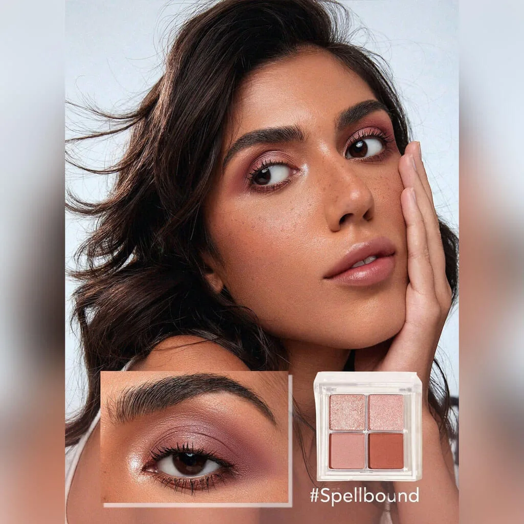 پالت سایه 4 تایی شیگلم Spellbound مدل Sheglam Cosmic Crystal Eyeshadow Quad