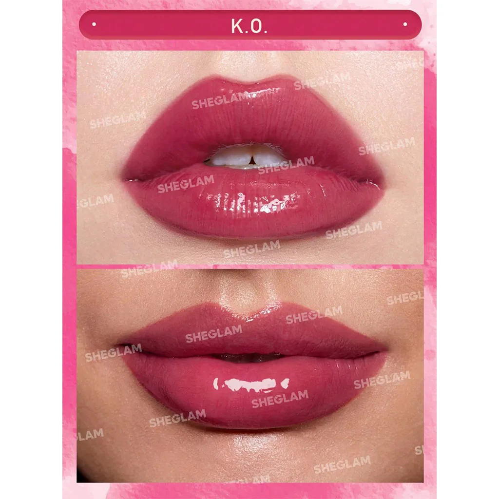 لیپ گلاس شیگلم با سر اسفنجی و فینیش براق Pout Pillow SHEGLAM cushion lip gloss