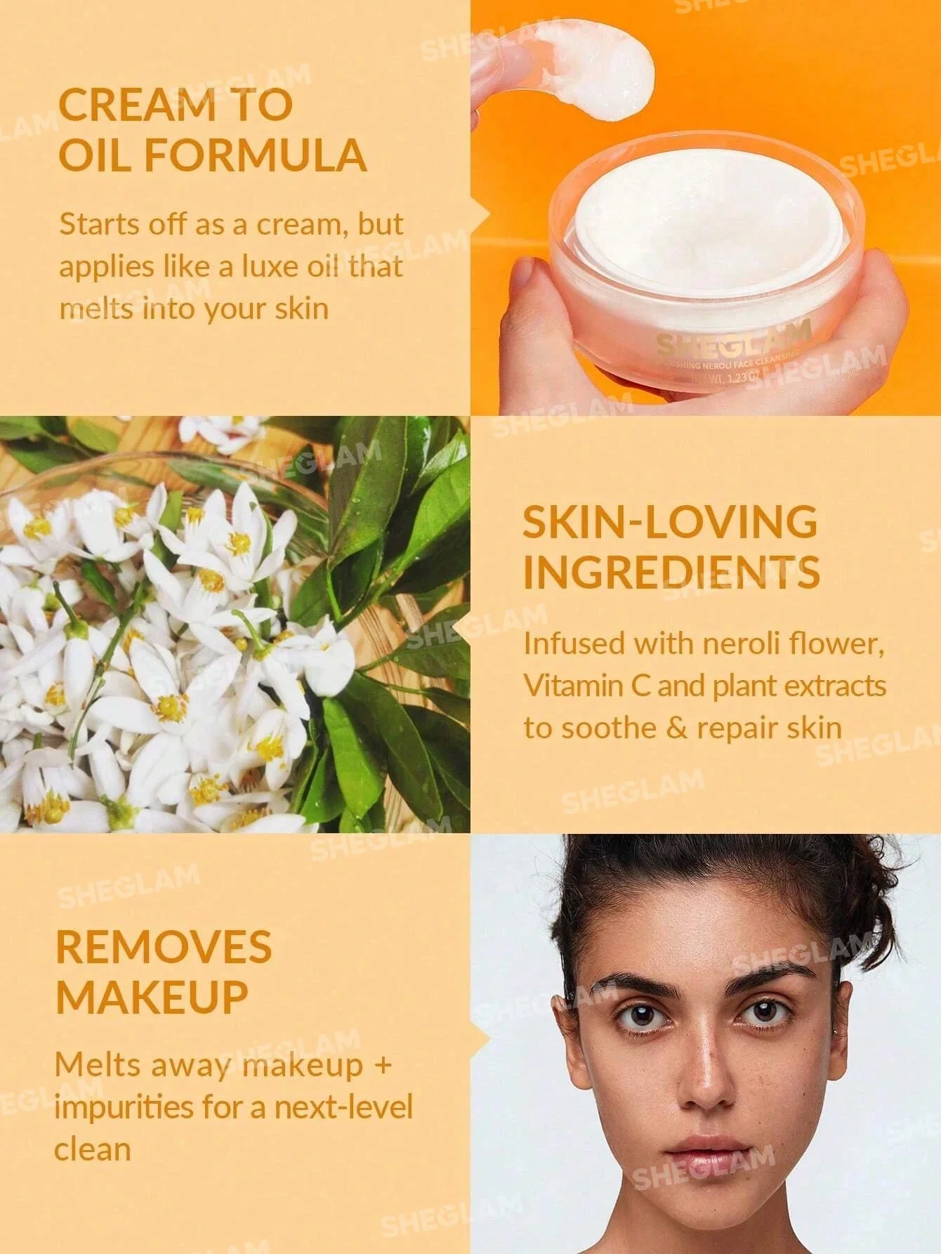 بالم پاک کننده آرایش شیگلم Nourishing Neroli Face Cleansing Balm