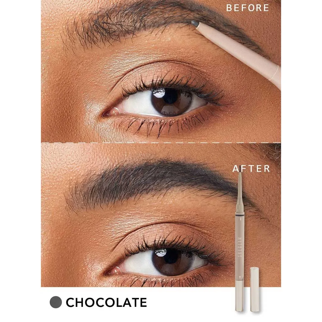 هاشور ابرو 2 طرفه شیگلم Auburn مدل SHEGLAM Brows Of Demand