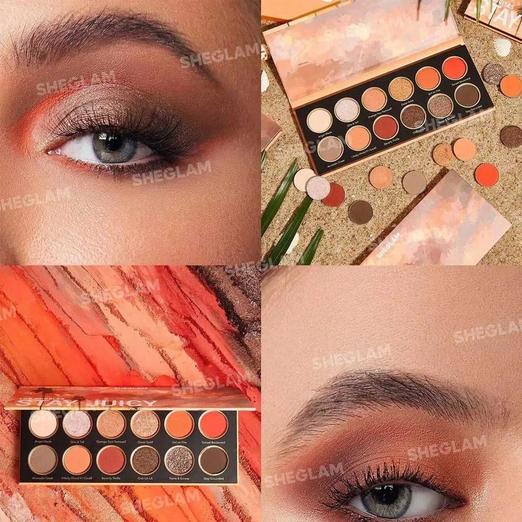 پالت سایه 12 رنگ شگیلم Stay Juicy La Palette