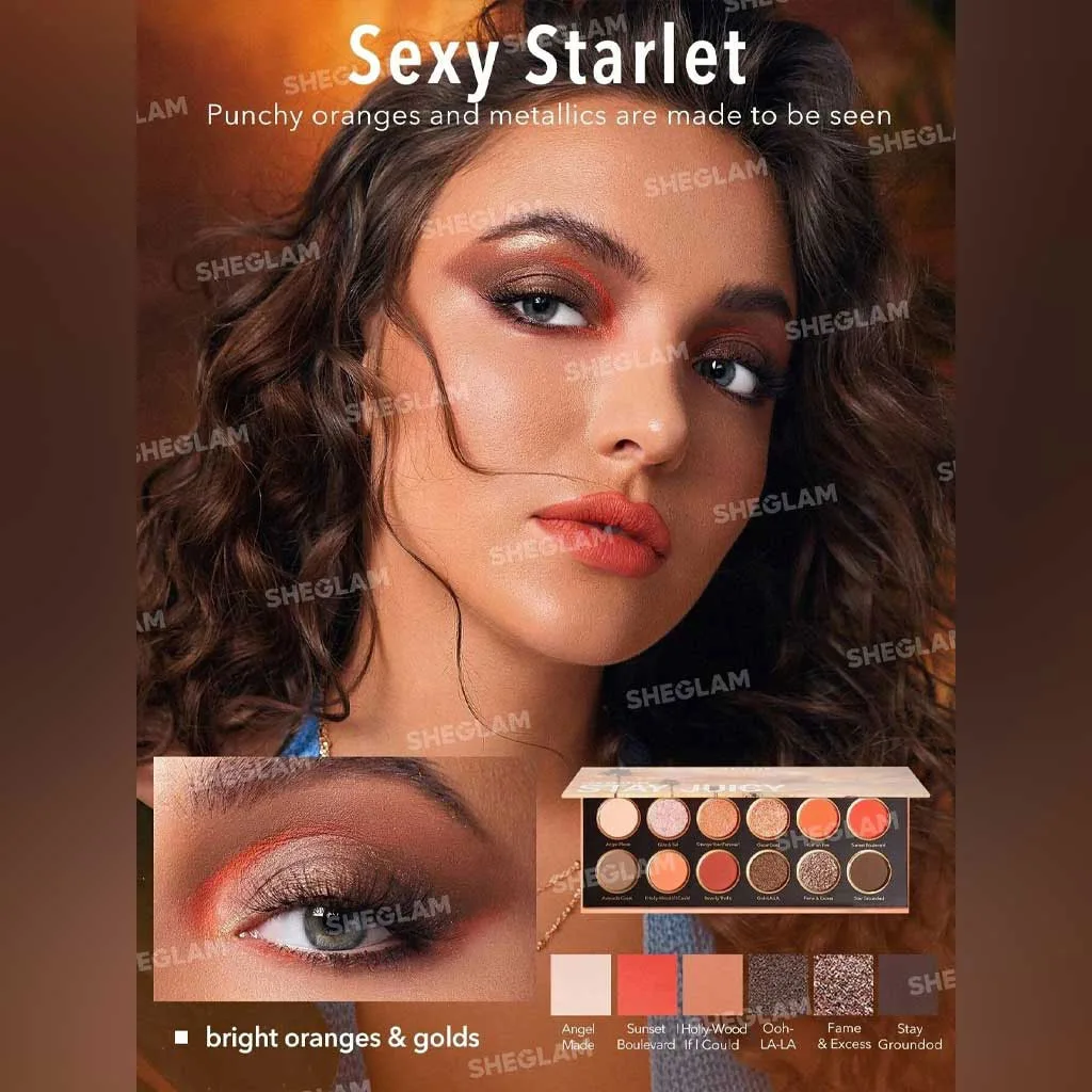 پالت سایه 12 رنگ شگیلم Stay Juicy La Palette