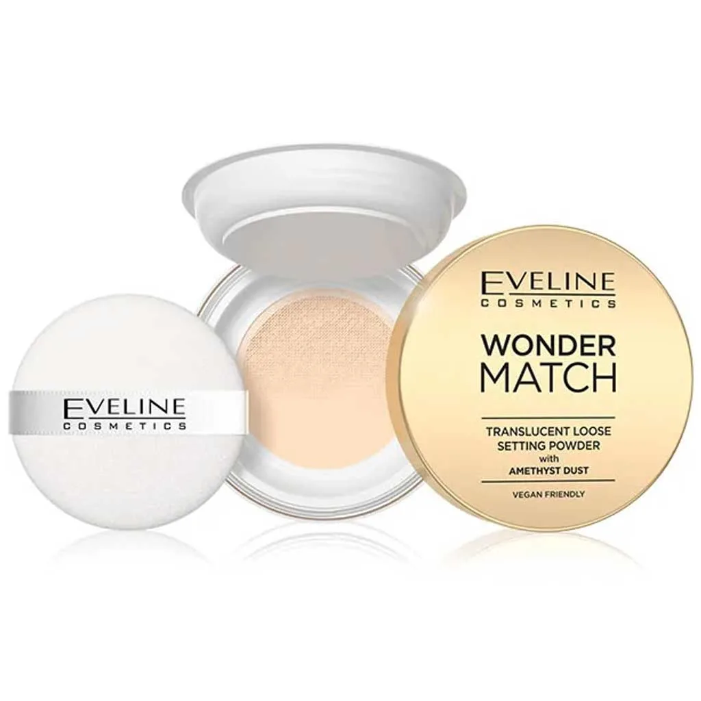 پودر فیکس آرایش اولاین Eveline Wonder Match Loose Setting Powder