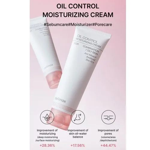 کرم مرطوب کننده کنترل چربی سلیمکس Celimax Oil Control Moisturizing Cream
