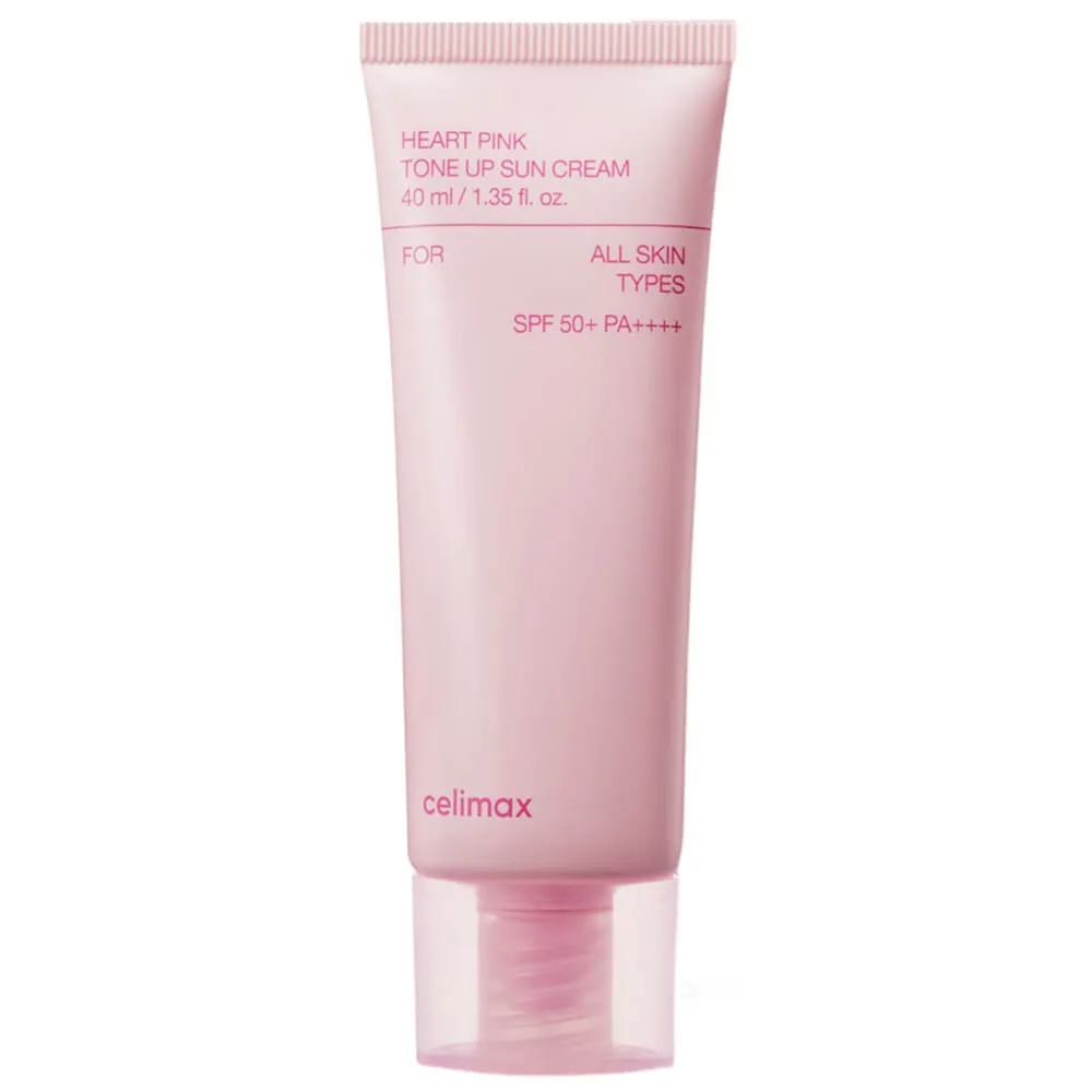 ضد آفتاب تون آپ سلیمکس Celimax Heart Pink Tone Up Sun Cream | روشن کننده و آبرسان