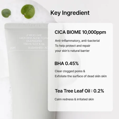 فوم ضد جوش با سالیسیلیک اسید، سیکا و تی تری سلیمکس Celimax Cica BHA Acne Foam Cleanser