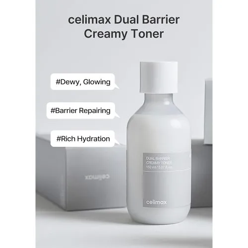 تونر کرمی بریر سلیمکس Celimax Dual Barrier Creamy Toner  | ترمیم و تقویت سد دفاعی پوست