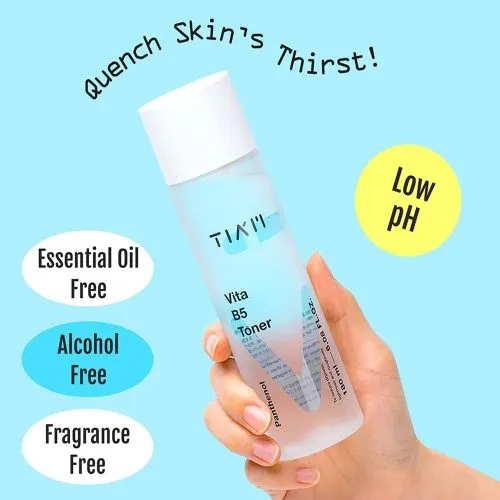 تونر آبرسان و مرطوب کننده پنتنول تیام TIAM Vita B5 Toner