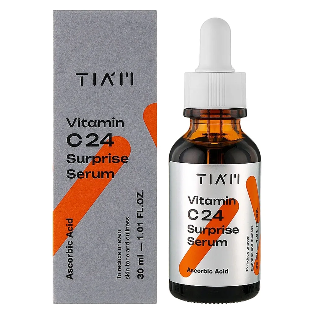سرم روشن کننده ویتامین سی تیام TIAM Vitamin C24 Surprise Serum | ضد لک و شفاف کننده پوست