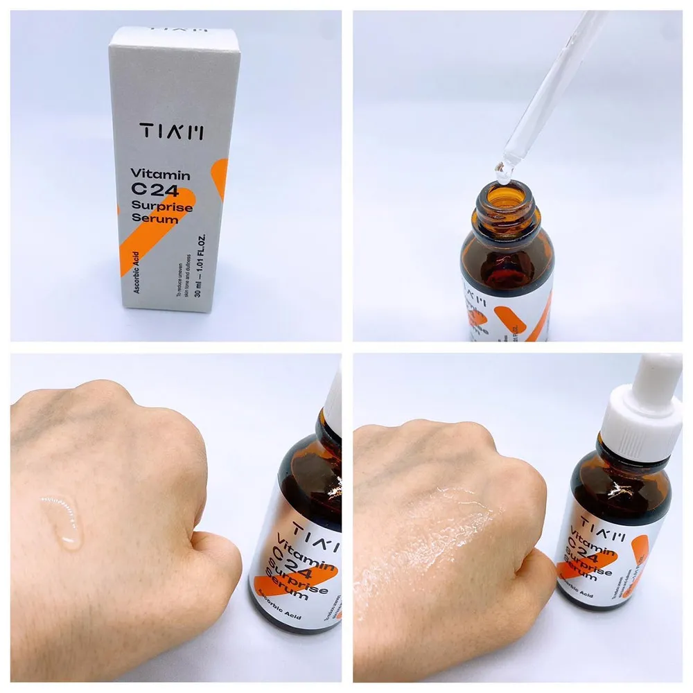 سرم روشن کننده ویتامین سی تیام TIAM Vitamin C24 Surprise Serum | ضد لک و شفاف کننده پوست