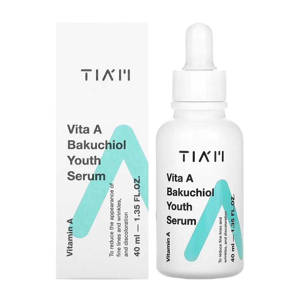 سرم ضد چروک رتینول و باکوچیول تیام TIAM Vita A Bakuchiol Youth Serum