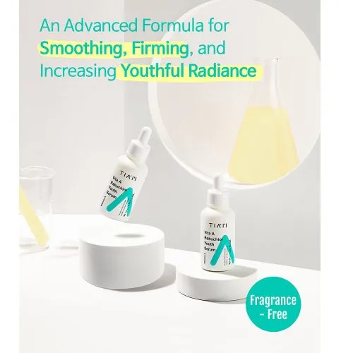 سرم ضد چروک رتینول و باکوچیول تیام TIAM Vita A Bakuchiol Youth Serum