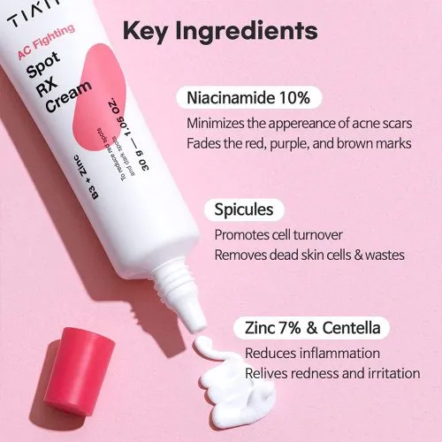 کرم نقطه ای ضد لک و جوش تیام TIAM AC Fighting Spot RX Cream