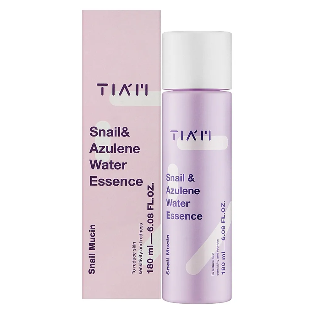 واتر اسنس حلزون و آزولن تیام TIAM Snail & Azulene Water Essence | آبرسان و ترمیم کننده