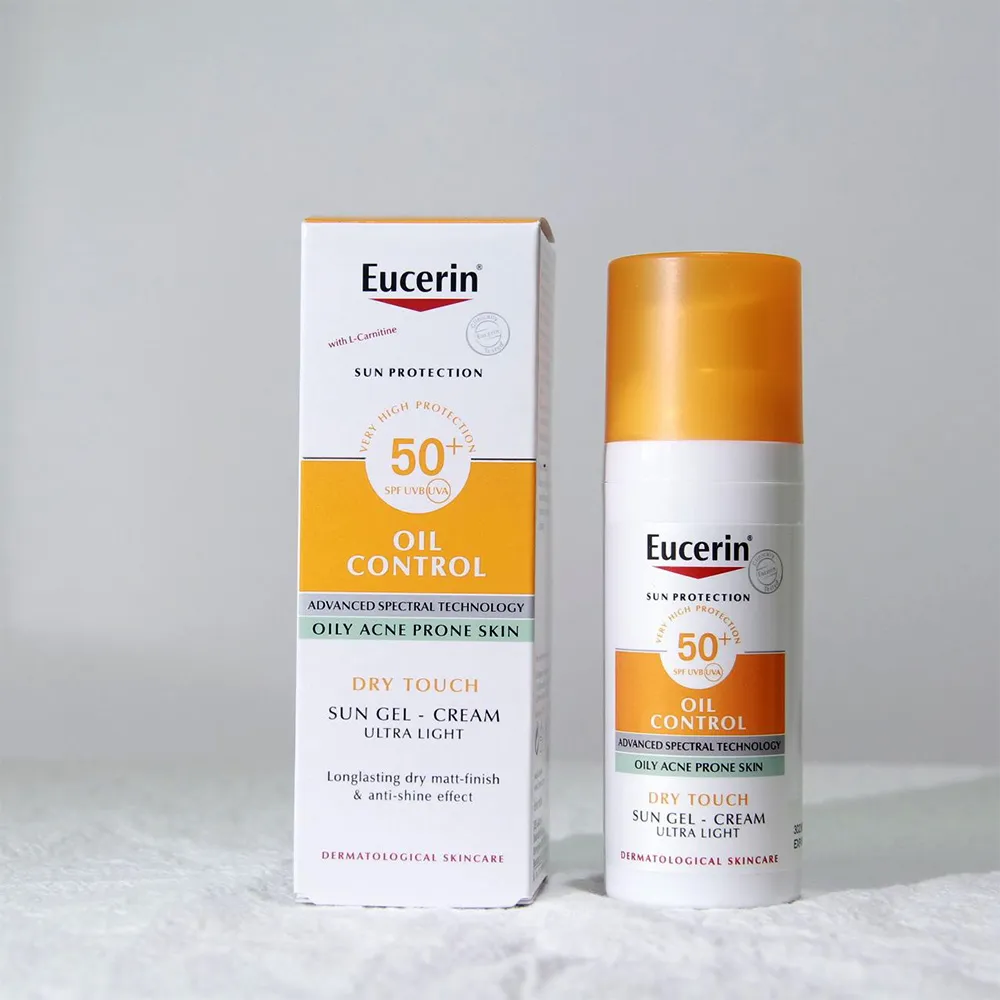 ژل کرم ضد آفتاب اوسرین SPF50 Eucerin Oil Control Sun Gel-Cream