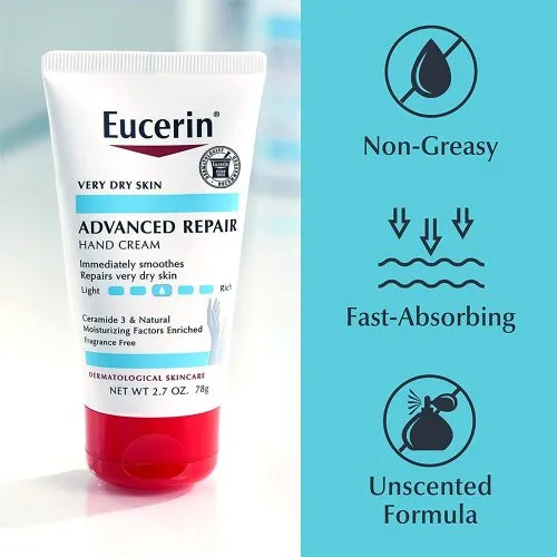 کرم دست ترمیم کننده اوسرین با ۵٪ اوره Eucerin Advanced Repair Hand Cream