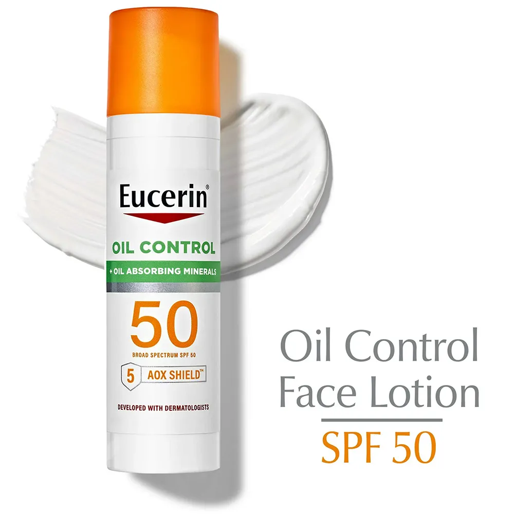 لوسیون ضد آفتاب کنترل چربی اوسرین Eucerin Sun Clear Skin SPF 50