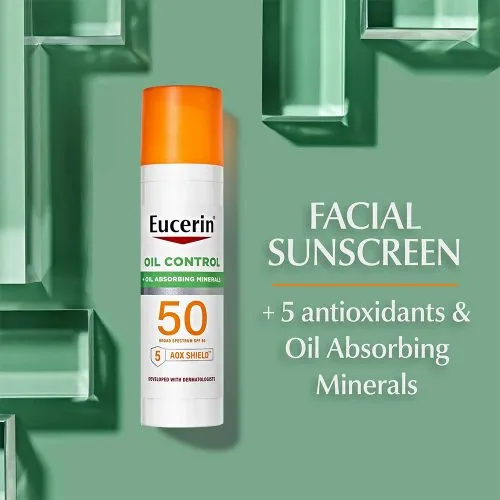لوسیون ضد آفتاب کنترل چربی اوسرین Eucerin Sun Clear Skin SPF 50
