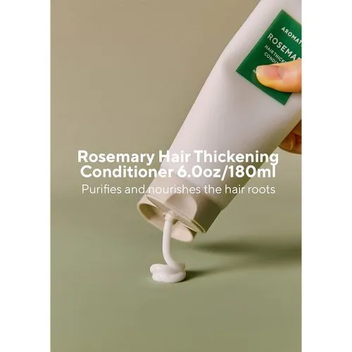 نرم کننده رزماری آروماتیکا Aromatica Rosemary Hair Thickening Conditioner | ضد ریزش و حجم دهنده مو