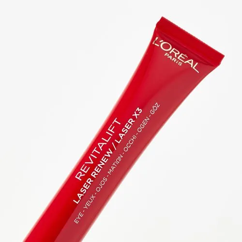 کرم دور چشم ضد چروک و ضد پف لورال رویتالیفت لیزر L’Oréal Revitalift Laser X3 Eye Cream 15ml