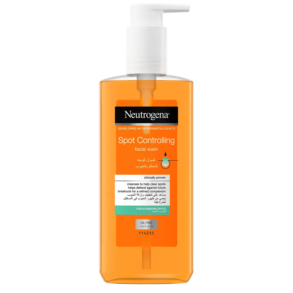 ژل شستشوی ضد جوش صورت نوتروژینا Neutrogena Spot Controlling Facial Wash 200ml