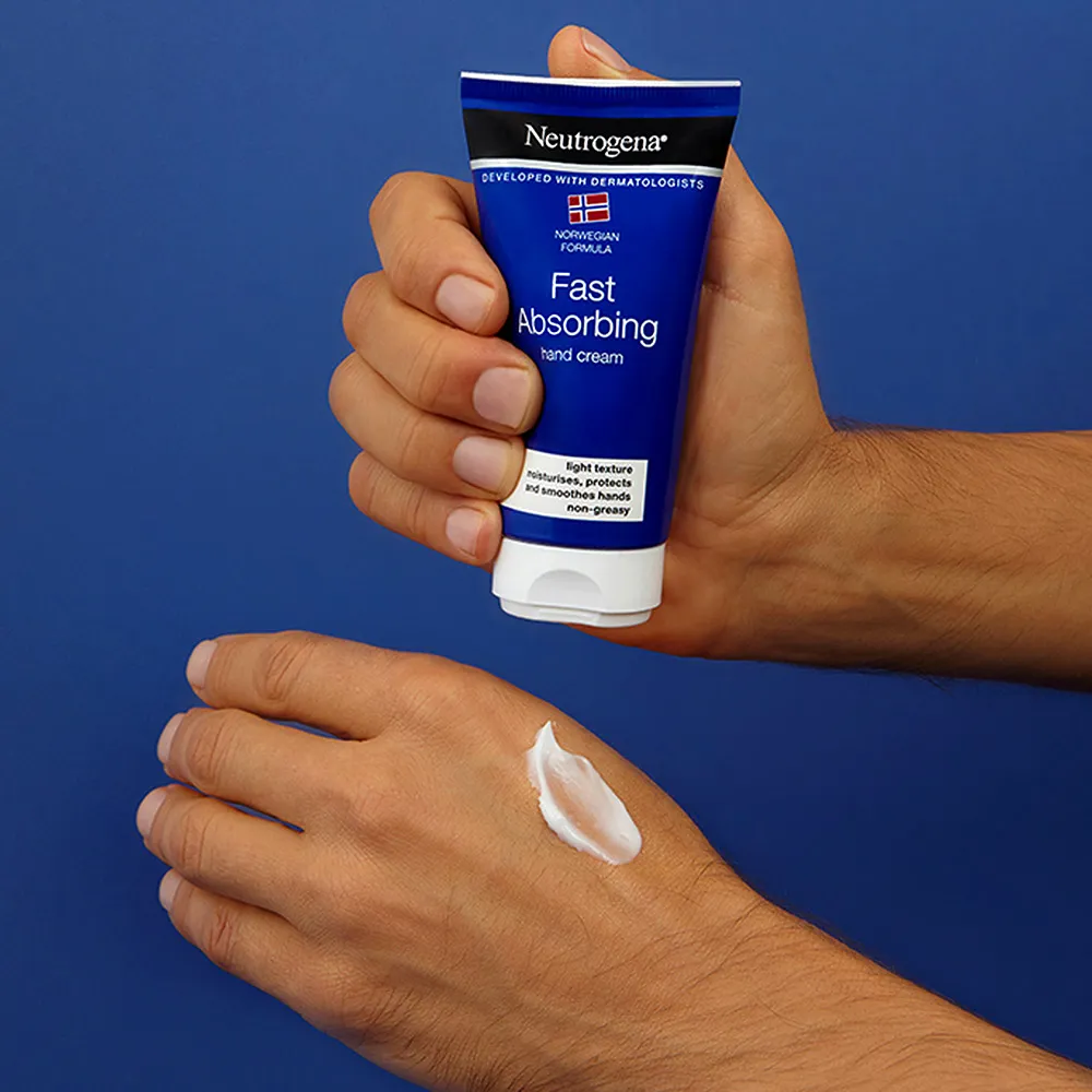کرم دست با جذب سریع نوتروژینا Neutrogena Norwegian Formula Fast Absorbing Hand Cream 75ml