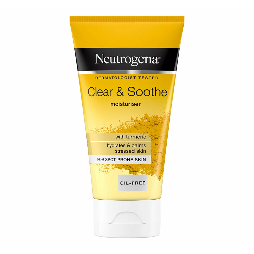 ژل کرم مرطوب کننده زردچوبه نوتروژینا Neutrogena Clear & Soothe Hydrating Moisturiser 75ml