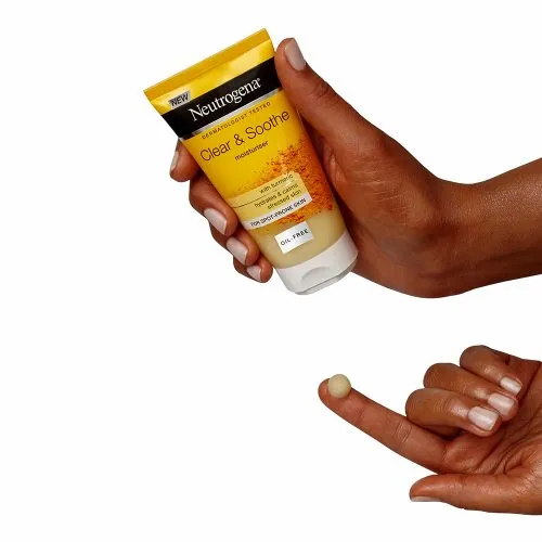 ژل کرم مرطوب کننده زردچوبه نوتروژینا Neutrogena Clear & Soothe Hydrating Moisturiser 75ml
