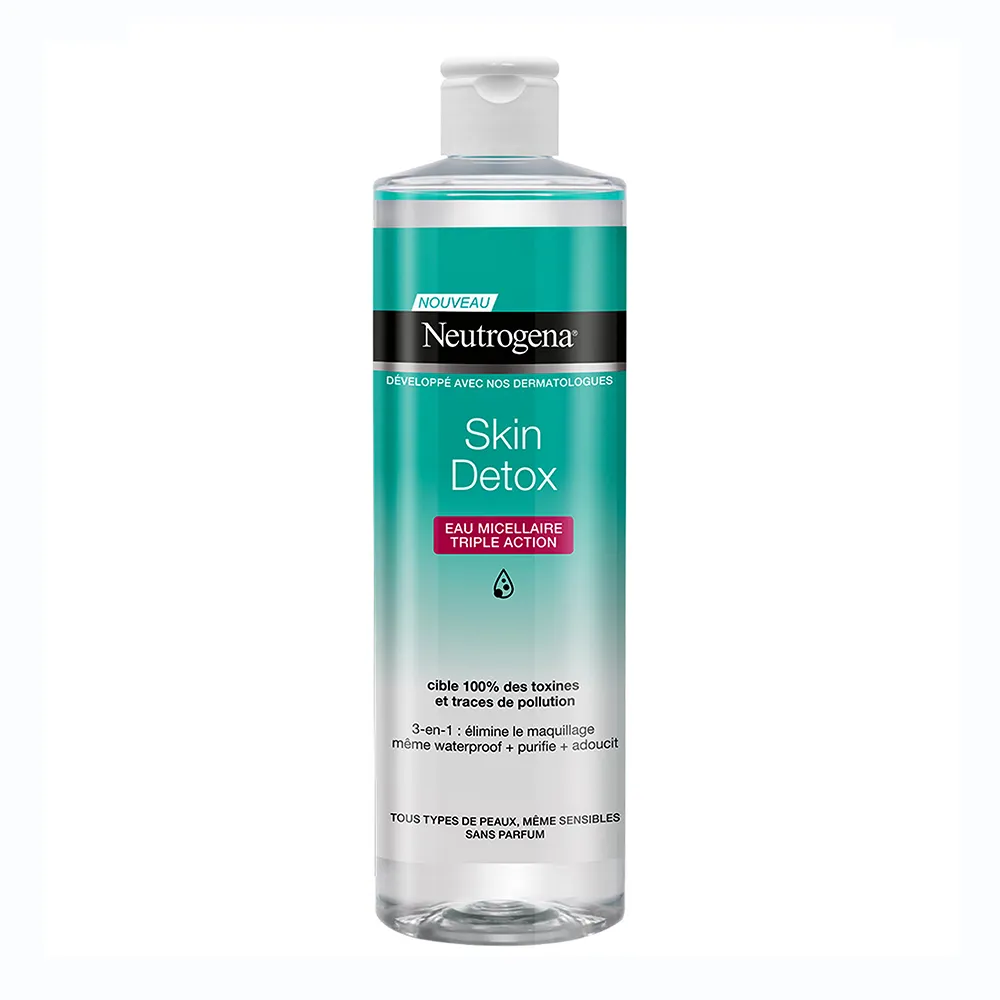میسلار واتر سه گانه نوتروژینا Neutrogena Skin Detox Triple Micellar Water