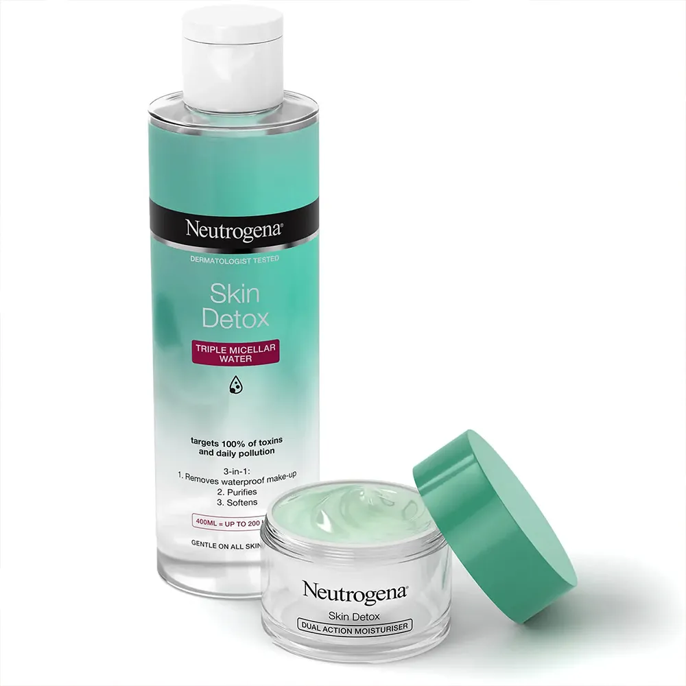 میسلار واتر سه گانه نوتروژینا Neutrogena Skin Detox Triple Micellar Water